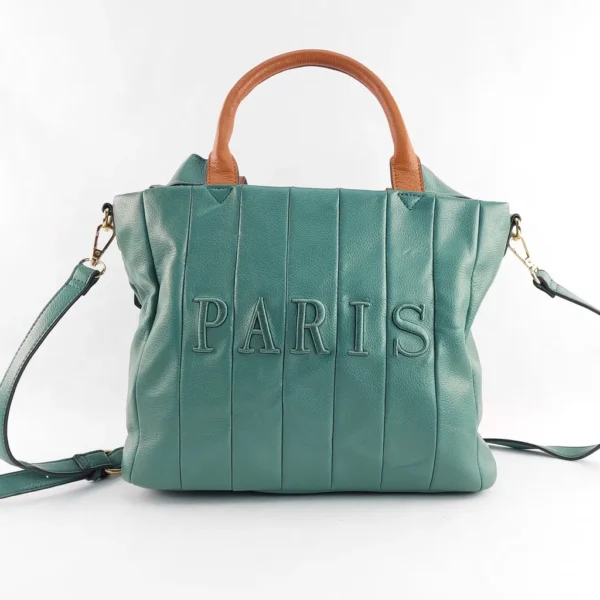 FIRANO PARIS Embroidered 2-way Shoulder Bag